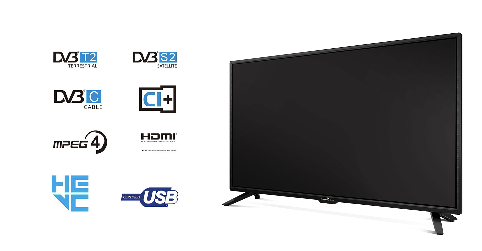 Smart Tech 40 FHD LED TV DVB-T2/C/S2 
